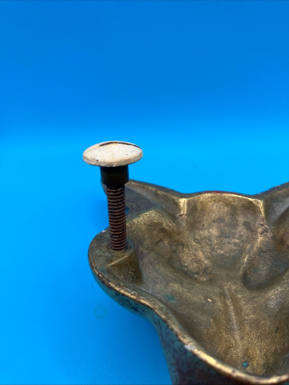 Brass Fox Head Door Knocker - Gold Finish - Picture 6 of 6